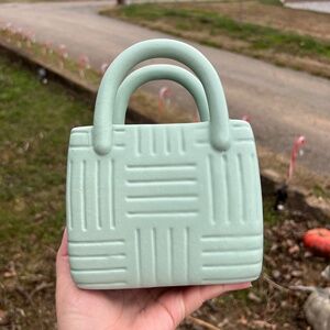 Dolomite Blue Purse Decor Decoration Weaved Bag Design Home Decor Ankyo